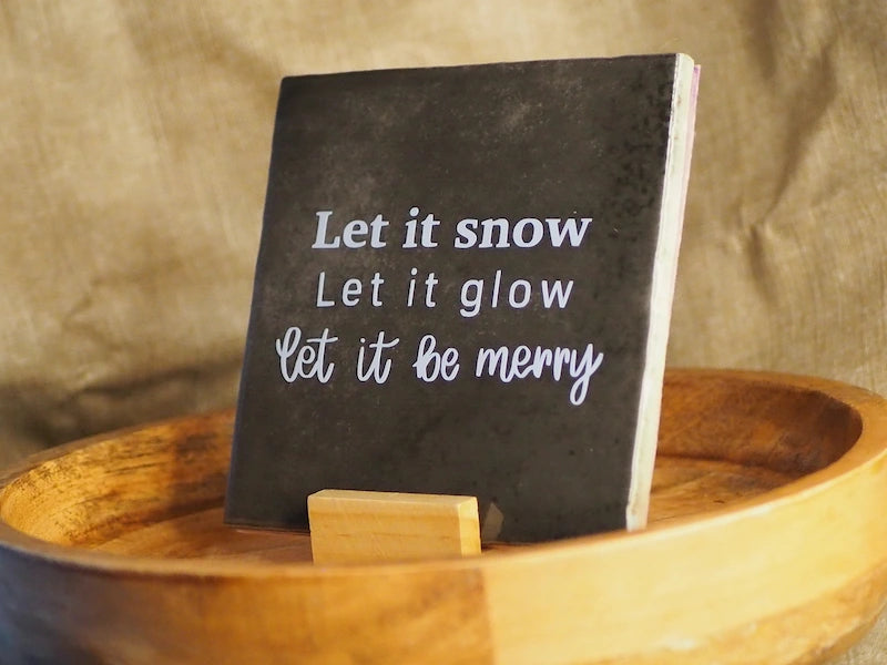 Kerst quote tegeltje