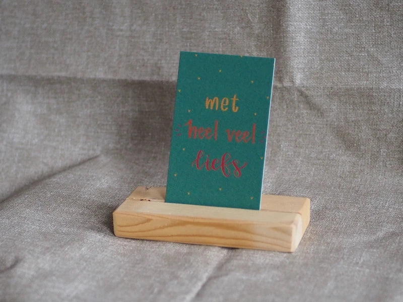 Heel veel liefs kaart