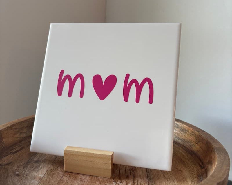 Tegeltje moederdag mom