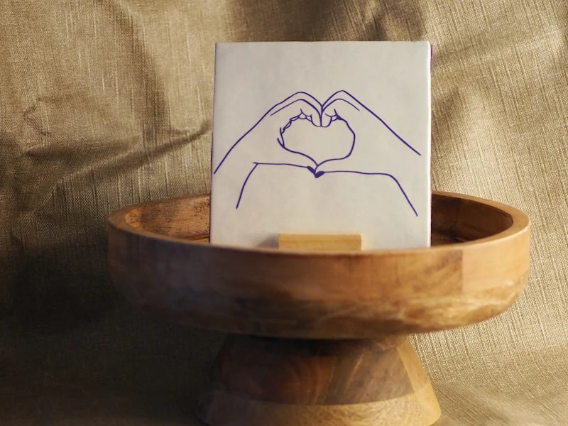 Tegeltje met hartje