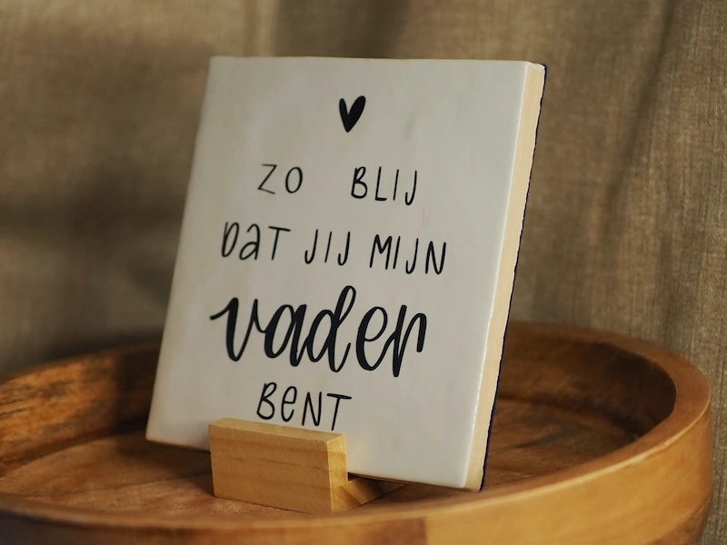 Tegeltje voor vader