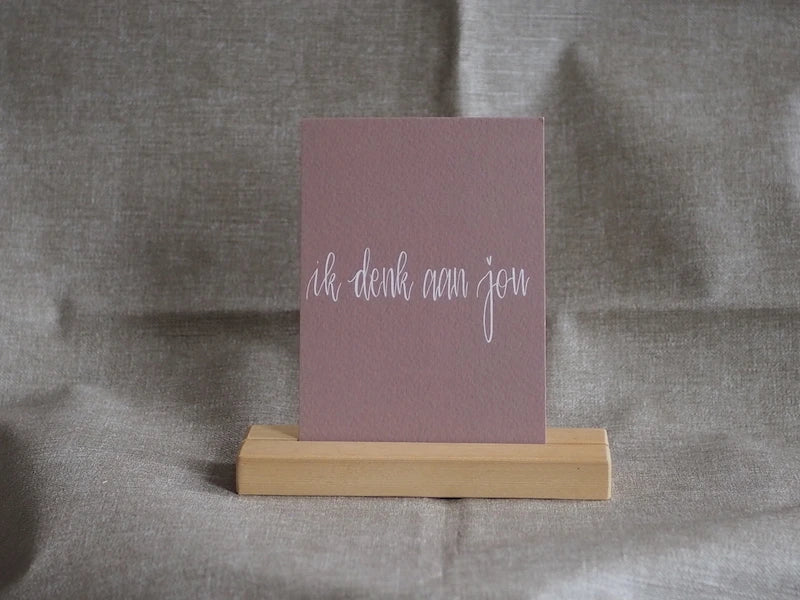 Ik denk aan jou kaart