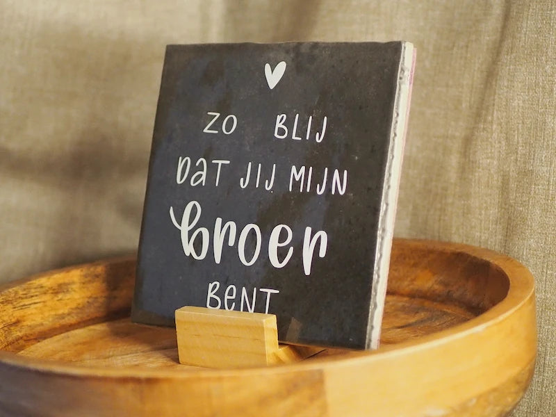 Bedankt tegeltje