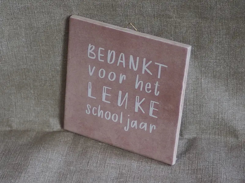 Einde schooljaar cadeau